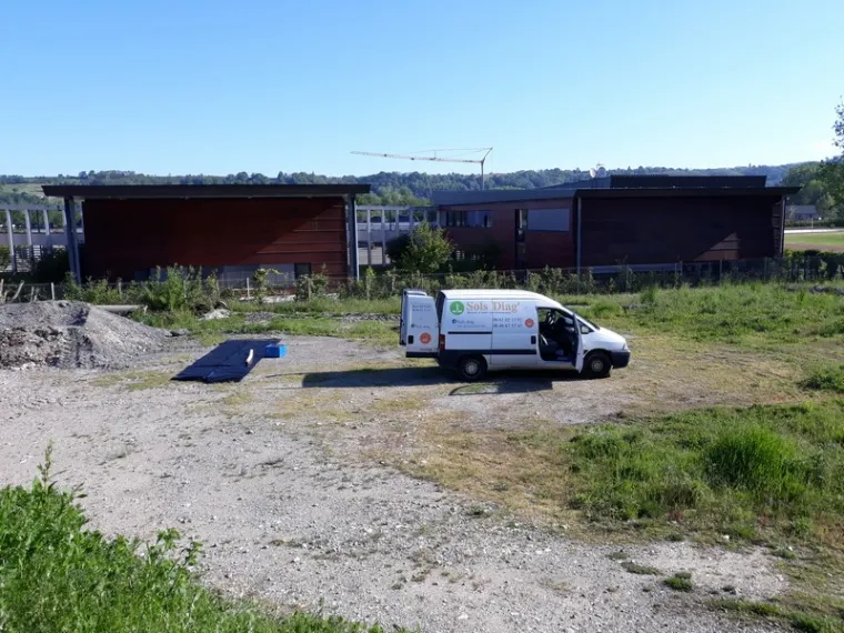 Prélèvement sol La Tour-du-Pin, La Tour-du-Pin, Sols Diag’